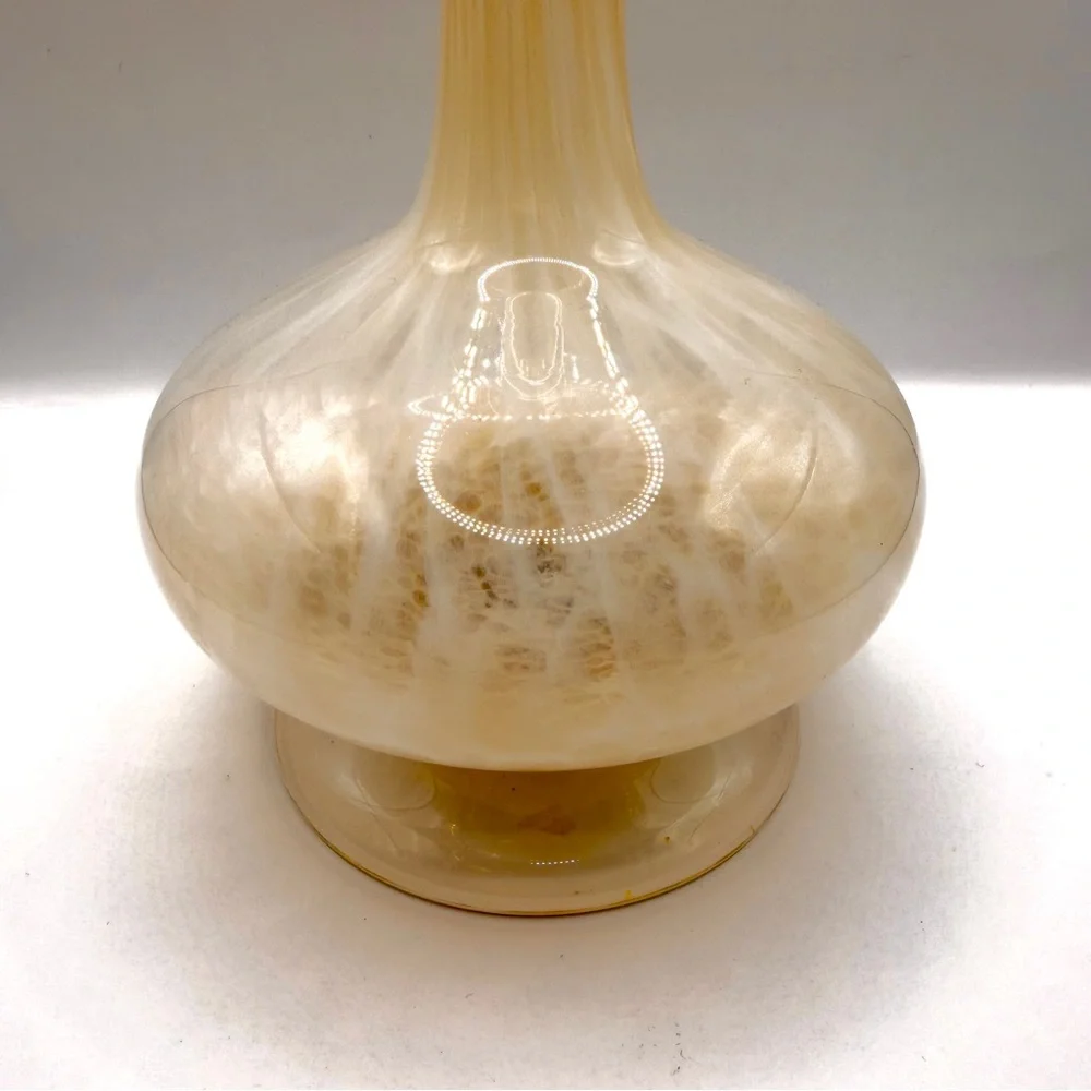 VTG Murano Filigrana Art Glass Decanter 9.5